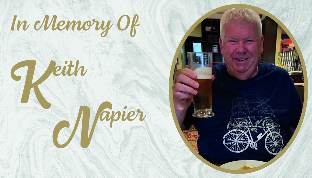In memory of Keith Napier