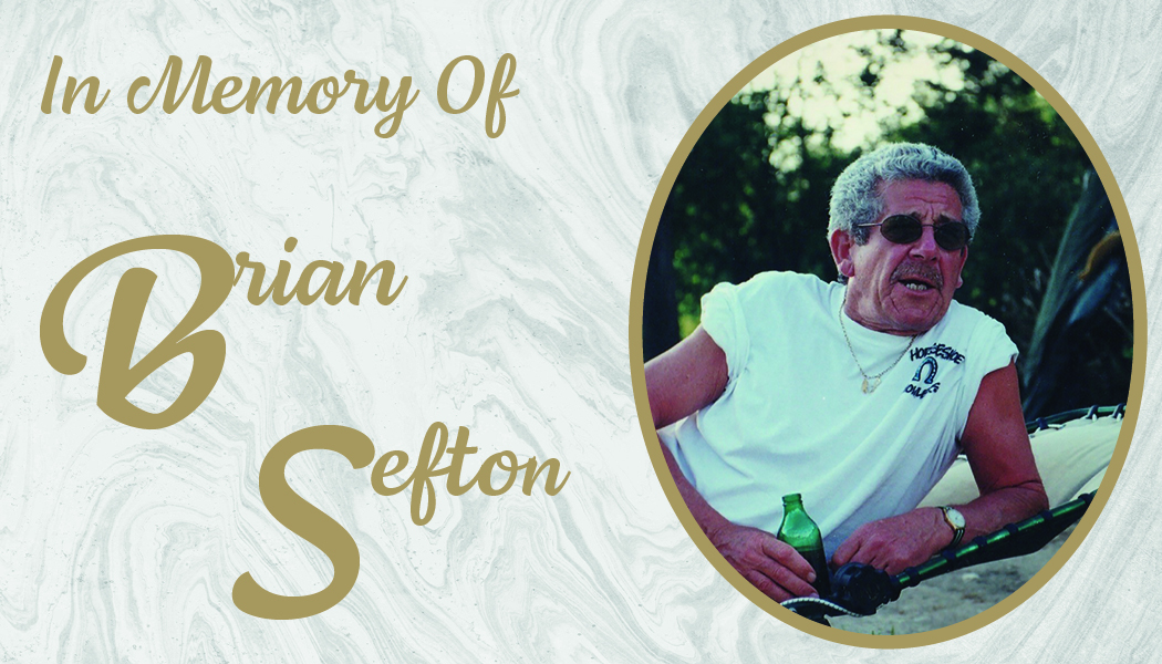 In memory of Brian Sefton 