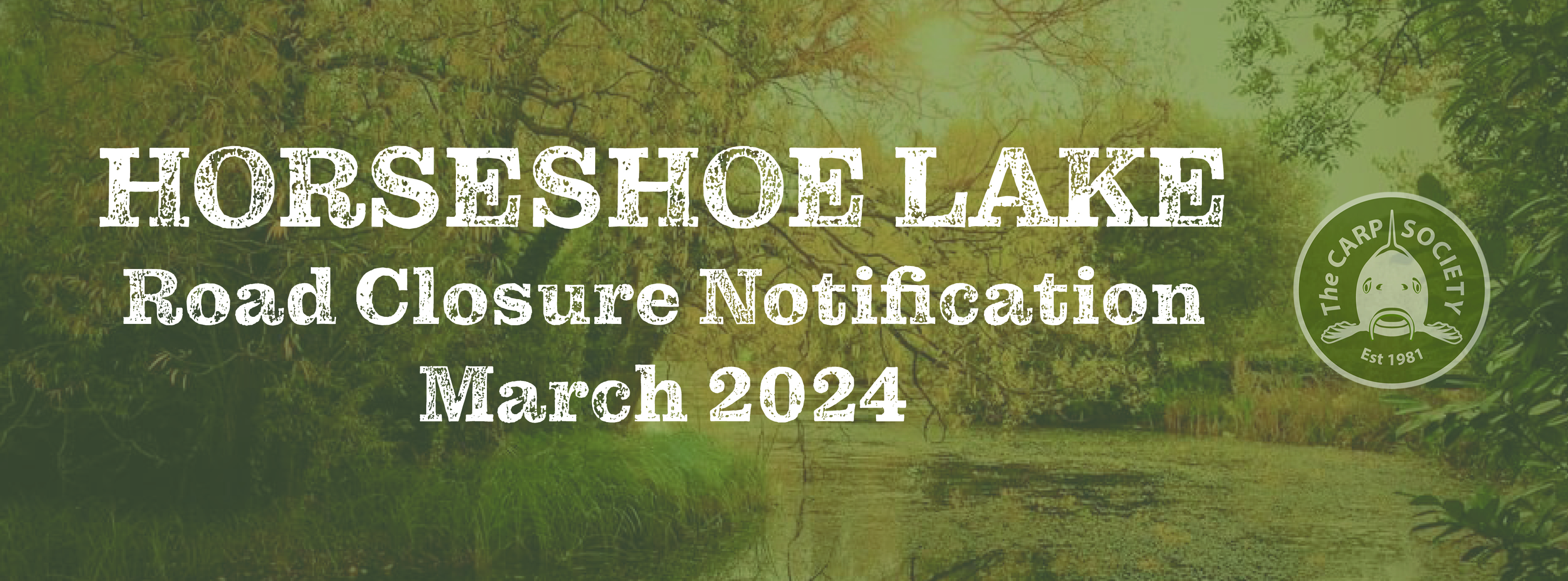 Road maintenance - Horseshoe Lake Entrance 