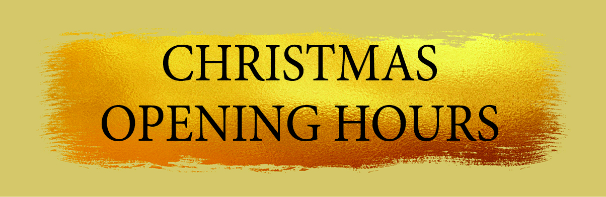 CHRISTMAS OPENING TIMES 2025