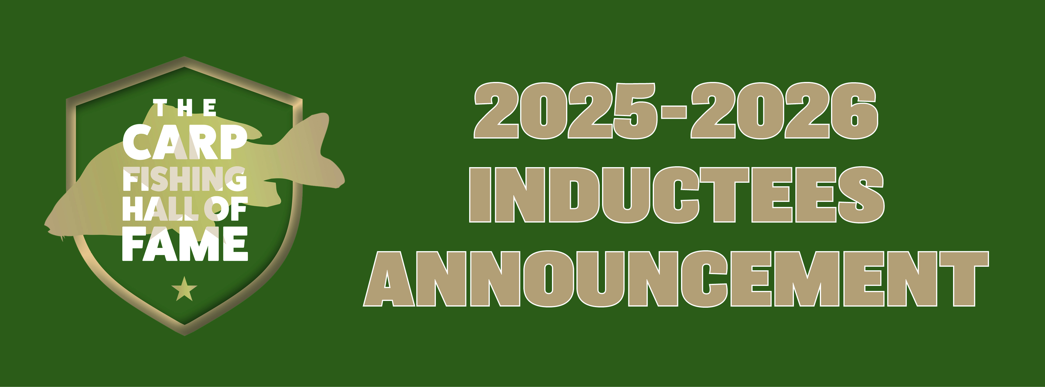 Carp Fishing Hall of Fame 2025 inductees