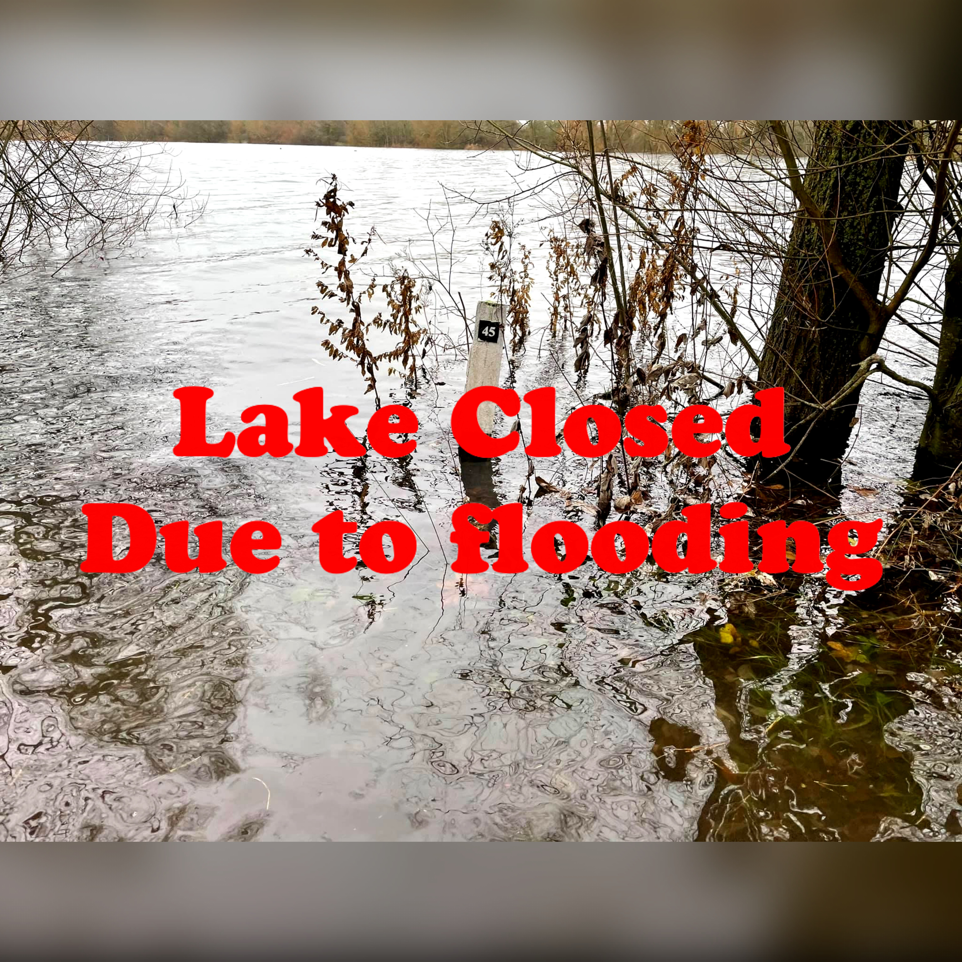 Important Lake Closed Due To Flooding