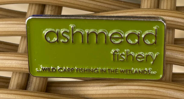 Photo of Pinbadge Ashmead Fishery 25mm