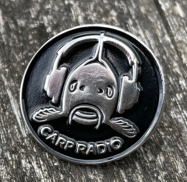 Photo of Pinbadge - Carp Radio (black)