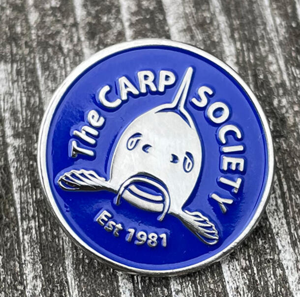 Photo of Pinbadge Carp Society BLUE